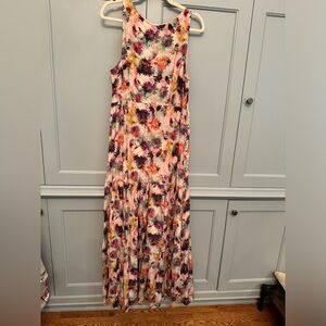 ANTHROPOLOGIE Geisha Designs maxi dress, size L.  Excellent condition